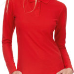 Long Sleeve Polo Women B&C